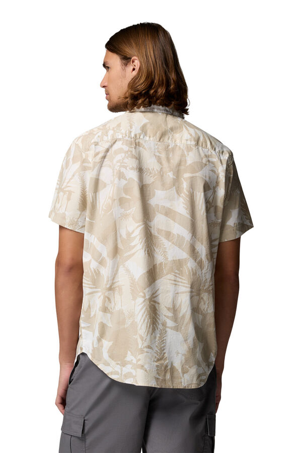 Columbia Camisa estampada de manga curta branco