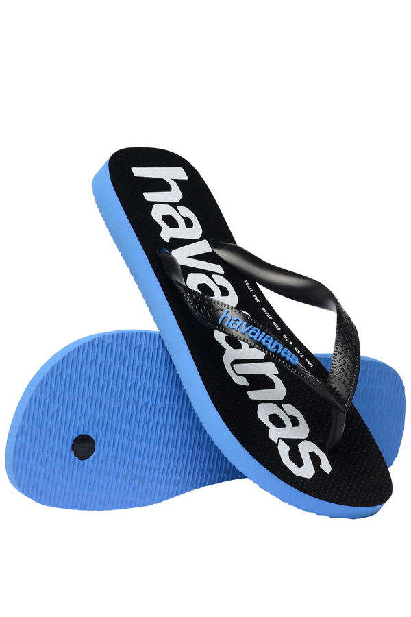 Havaianas Chanclas plataforma goma azul