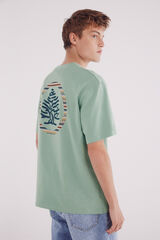 Springfield Camiseta árbol étnico verde