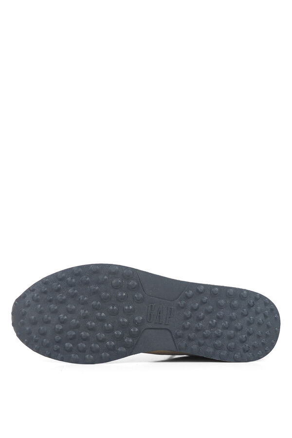 GAP Sapatilhas em tecido e efeito croute preto