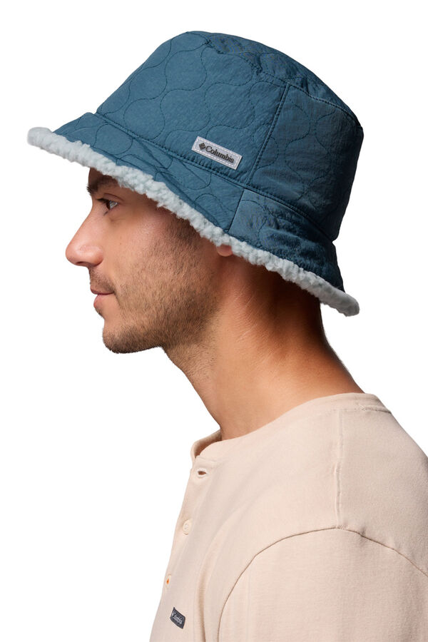 Columbia Casaco acolchoada com capuz preto