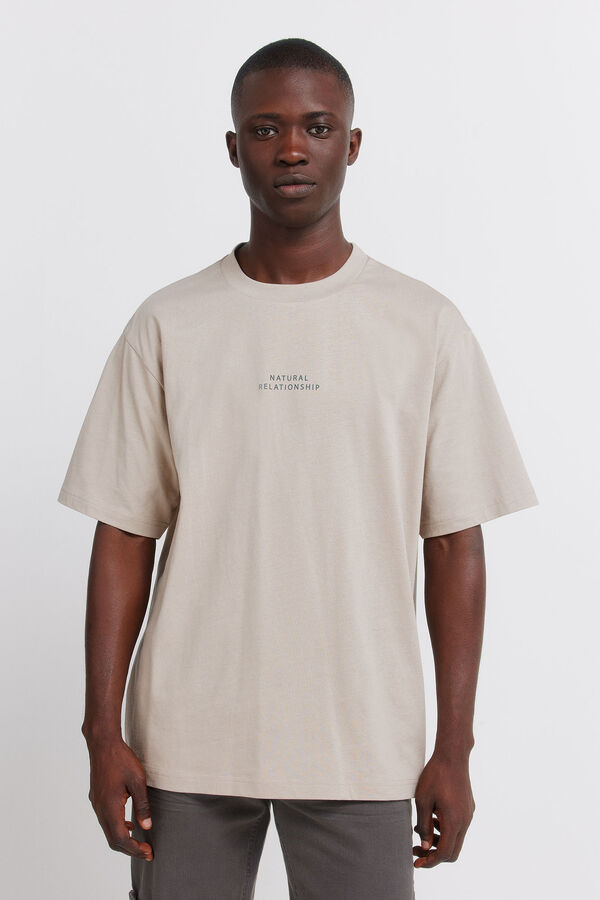 Springfield T-shirt natural cru
