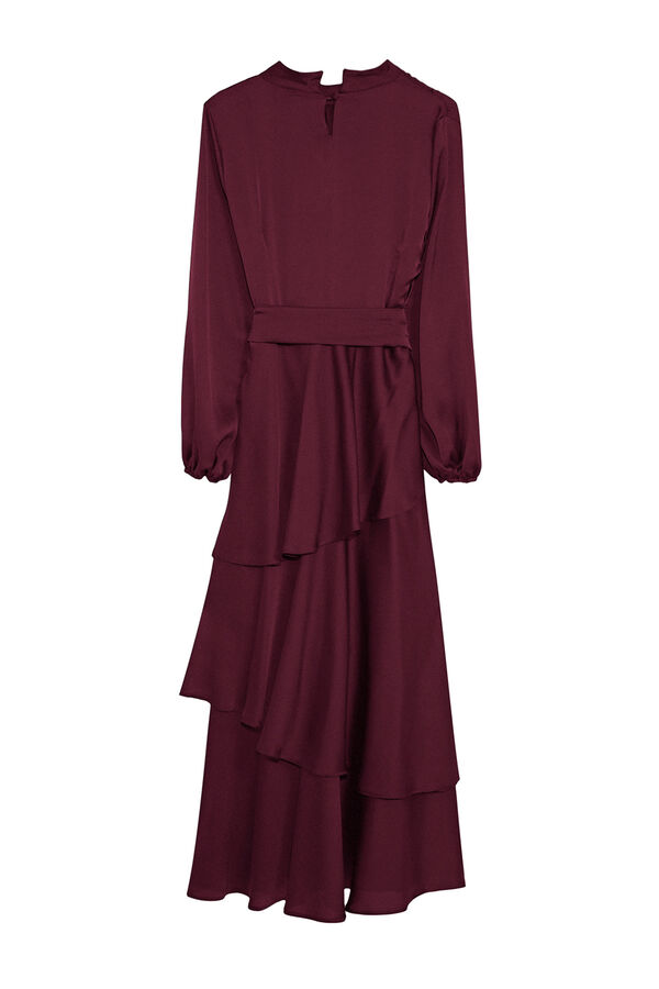 Trendyol Vestido de cetim cru