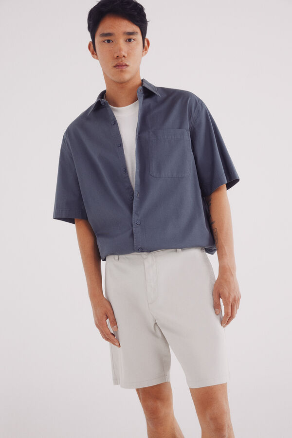 Springfield Bermuda smart comfort slim fit cinzento