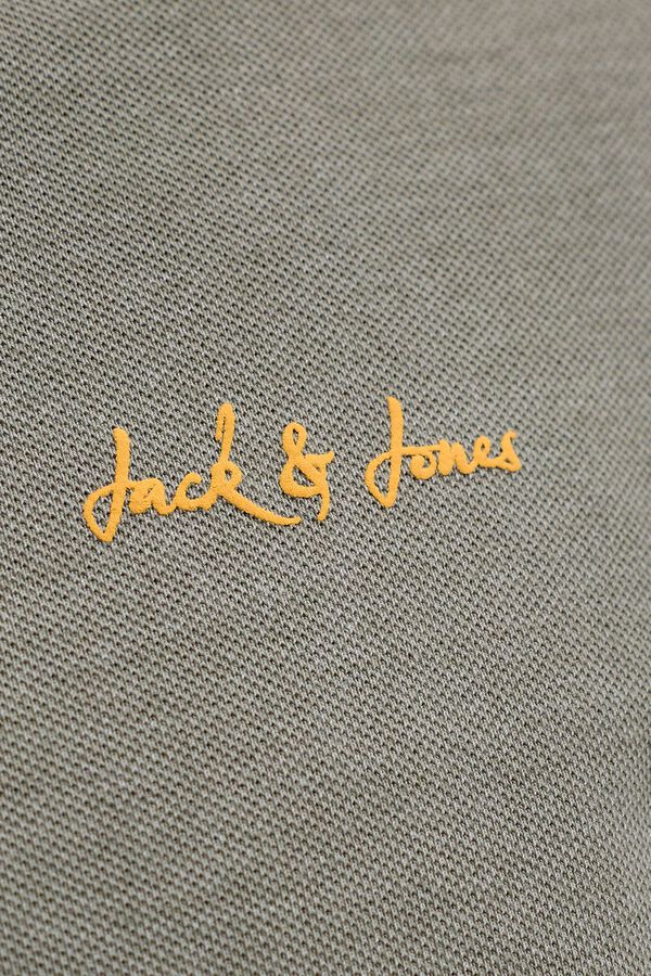 Jack & Jones Polo em piqu&eacute; com logo estampado