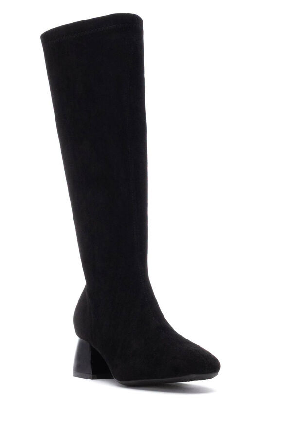 XTI Botas de camurça preto