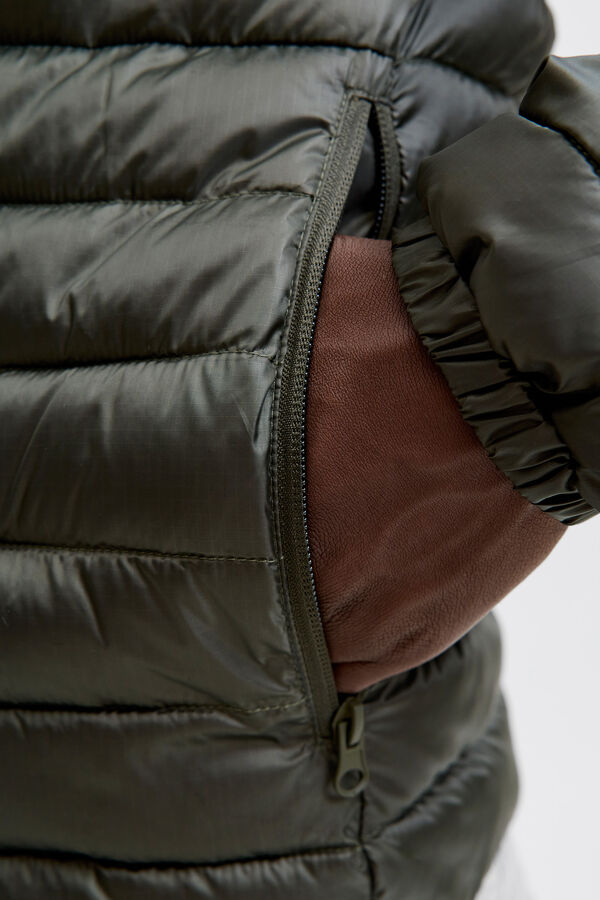 Jack & Jones Blusão acolchoada leve verde