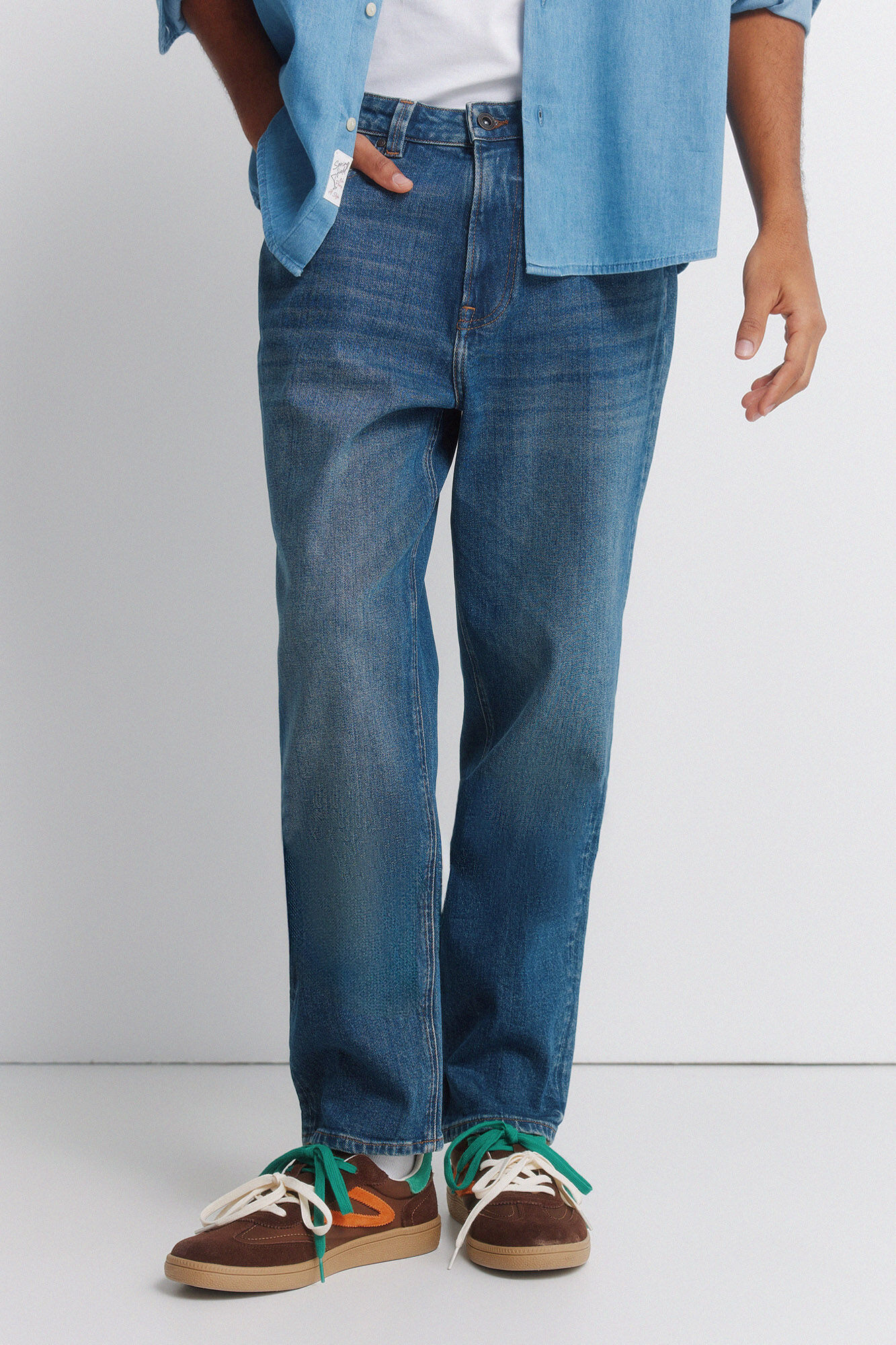 Springfield Jeans sobretintado regular fit