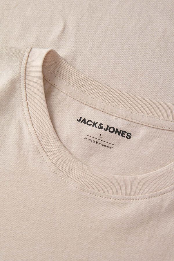 Jack & Jones camiseta de manga curta de arquivo bege