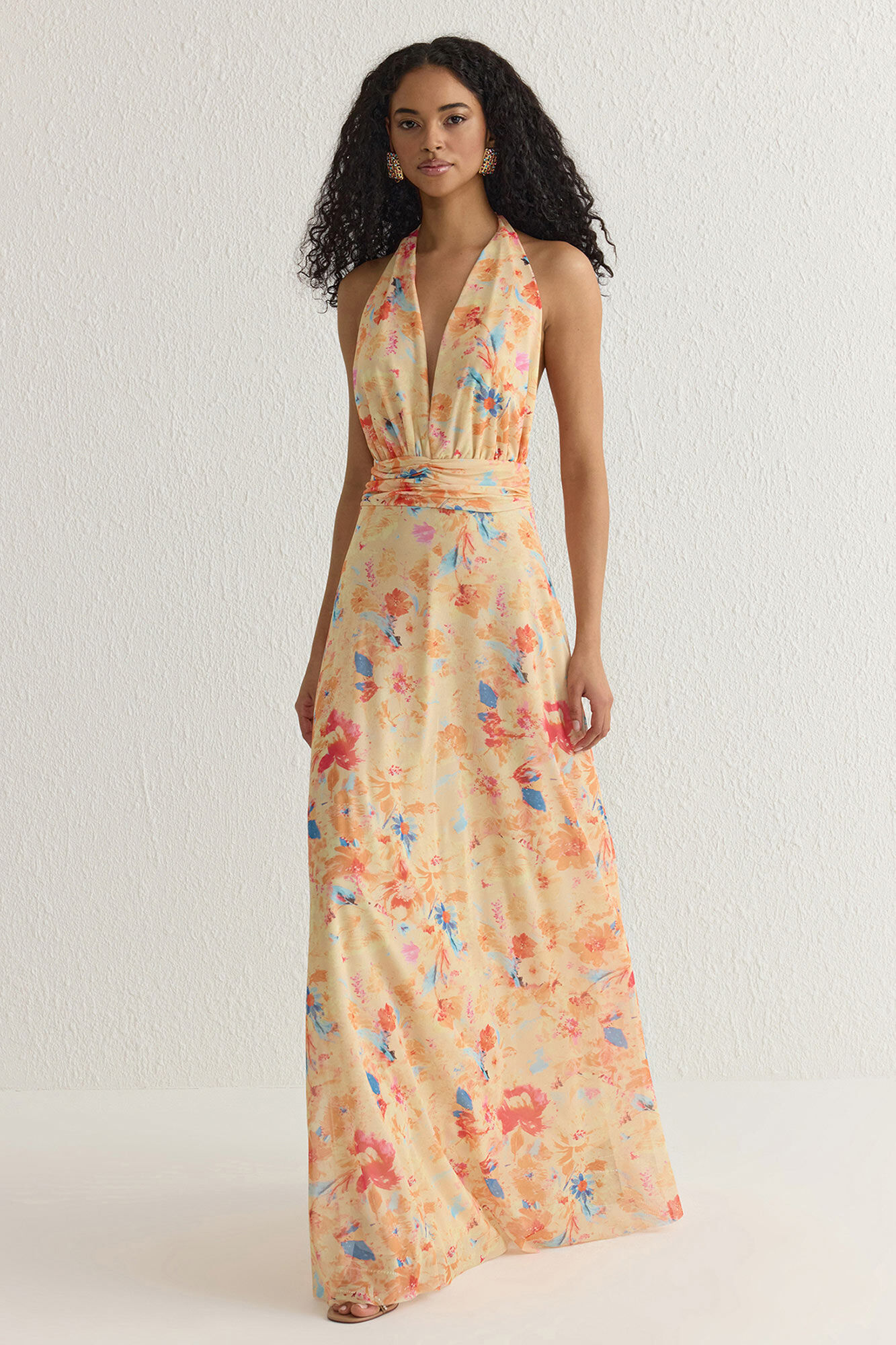 Trendyol Vestido espalda descubierta