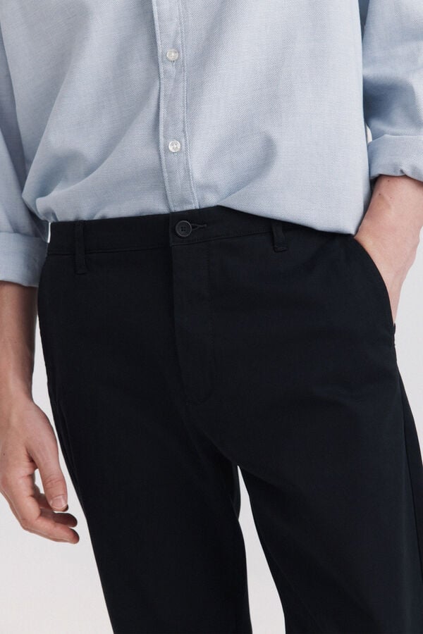 Springfield Cal&ccedil;as chino slim fit preto