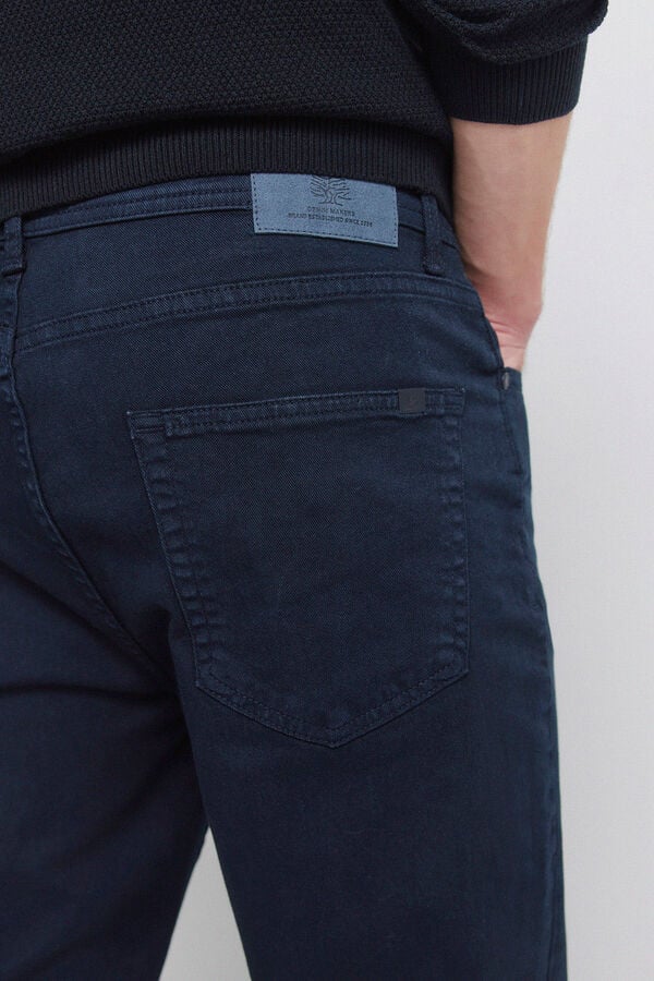 Springfield Cal&ccedil;as slim fit 5 bolsos com lavagem azul