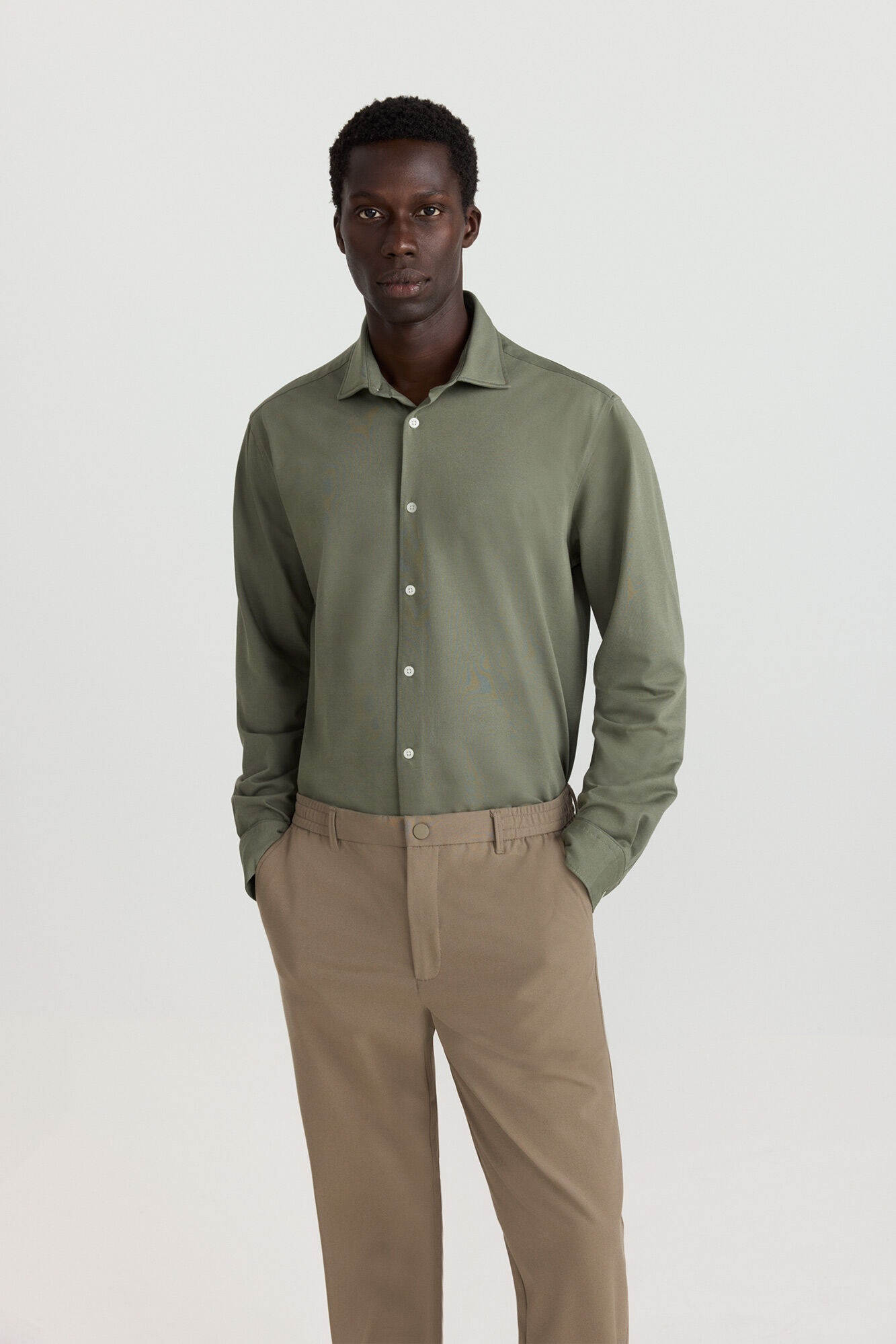 Springfield Camisa performance comfort quick dry e non-iron