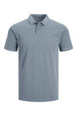 Jack & Jones Camisa polo liso slim fit cinzento