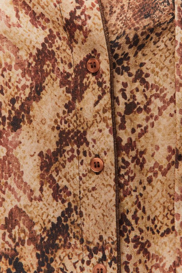 Systemaction Camisa estampada animal print branco