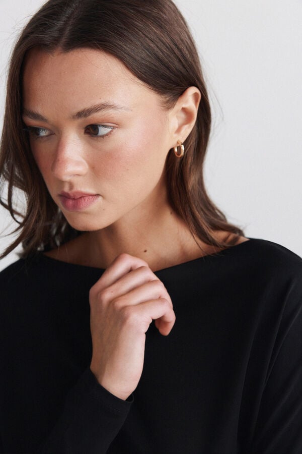 Springfield Batwing long sleeve T-shirt black