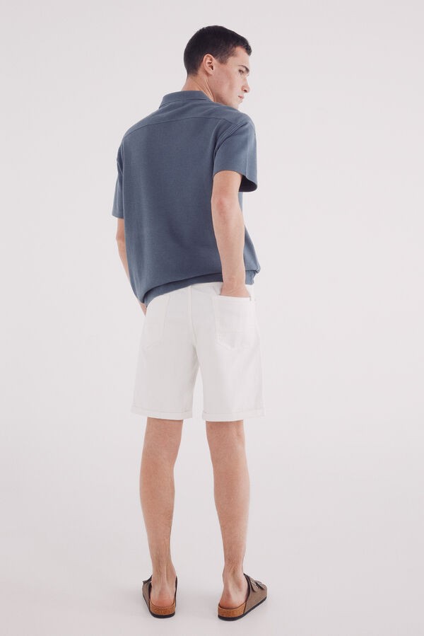 Springfield Bermuda color lavada slim fit estampado