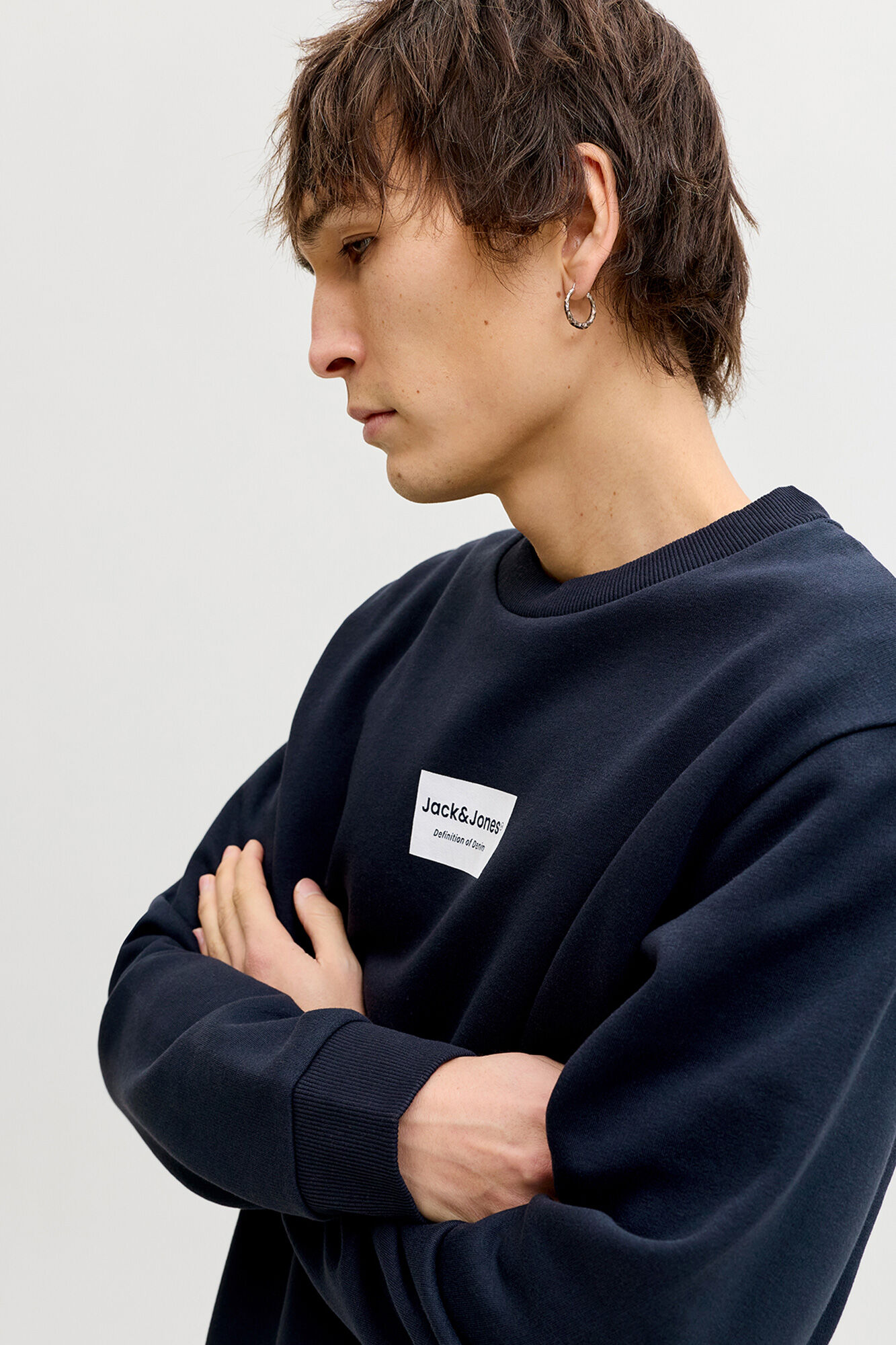 Jack & Jones Sweatshirt gola redonda em felpa