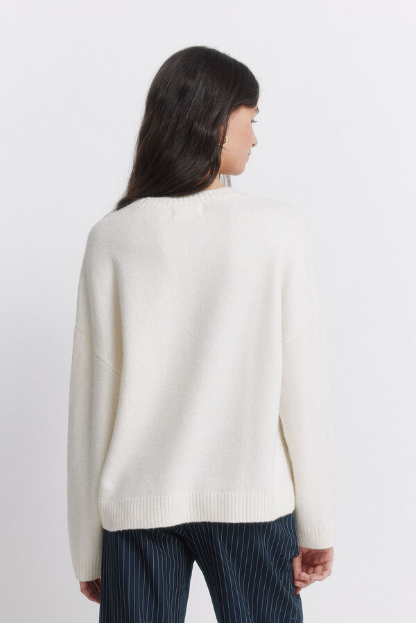 Springfield Camisola ombro desca&iacute;do bege