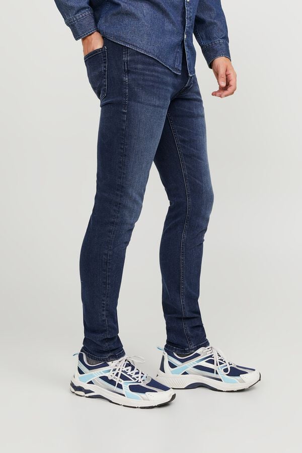 Jack & Jones Jeans slim cinco bolsos azul