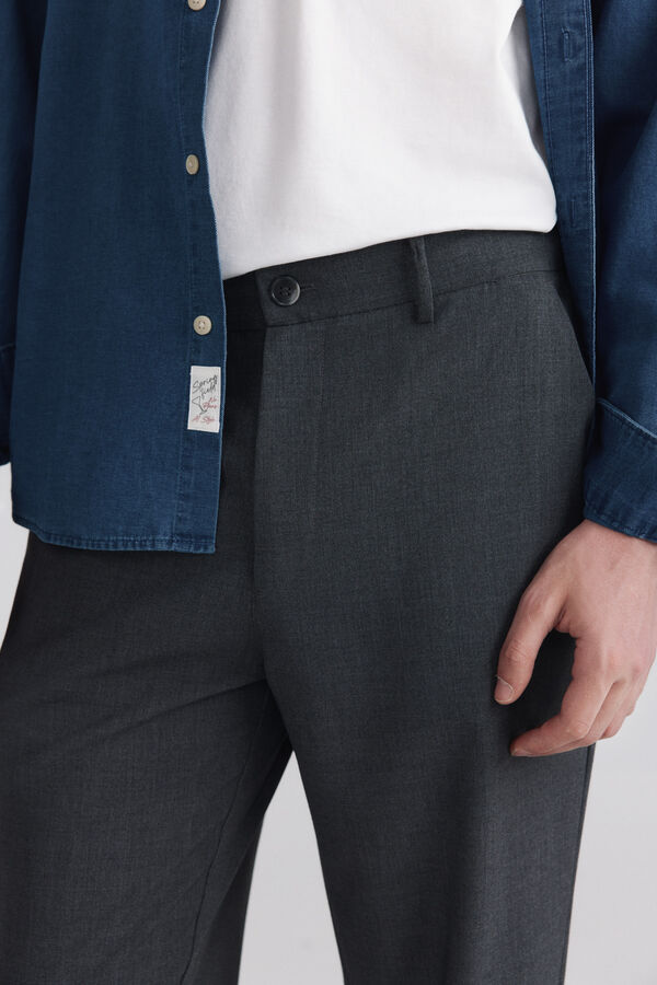 Springfield Cal&ccedil;a comfort slim fit cinzento