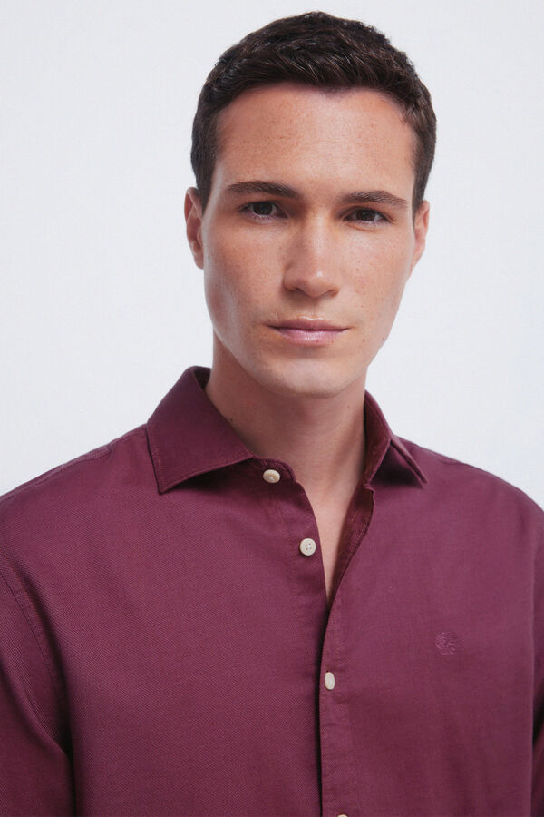 Springfield Camisa estruturada vermelho
