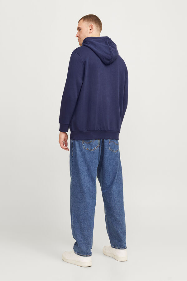 Jack & Jones PLUS Moletom Plus Sweatshirt regular fit azul