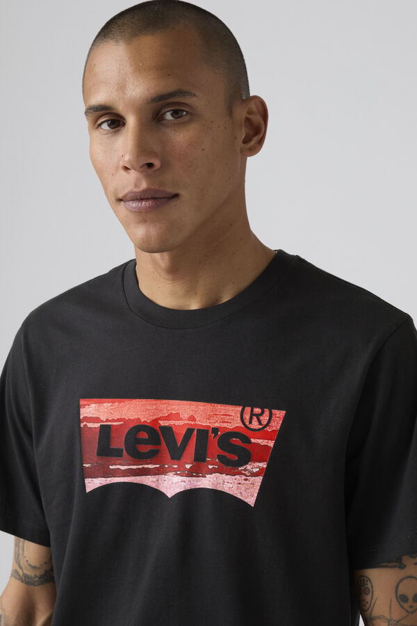 Levi's T-shirt de manga curta preto