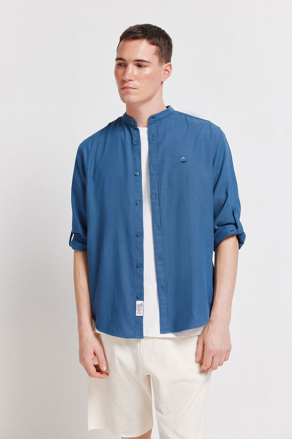 Springfield Camisa com estrutura azul