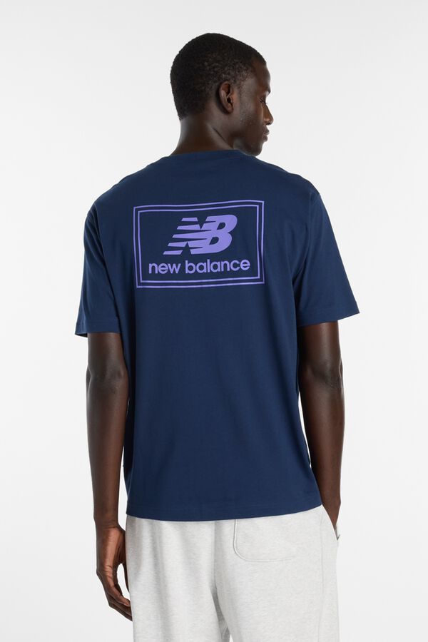 New Balance T-shirt de manga curta azul