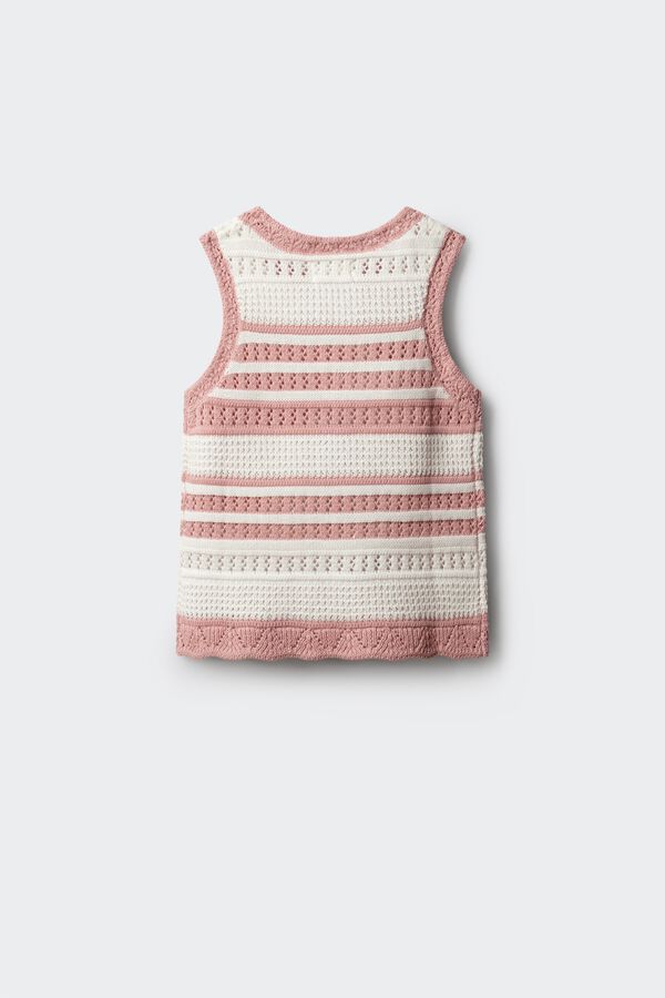 Springfield Kids Top de malha para menina rosa