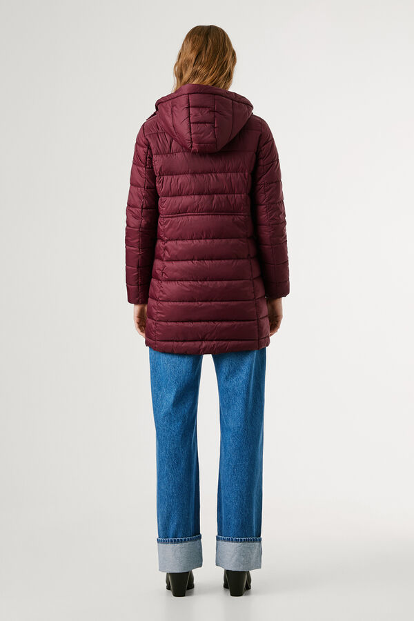 Pepe Jeans Jaqueta longa acolchoada de plumas estampado