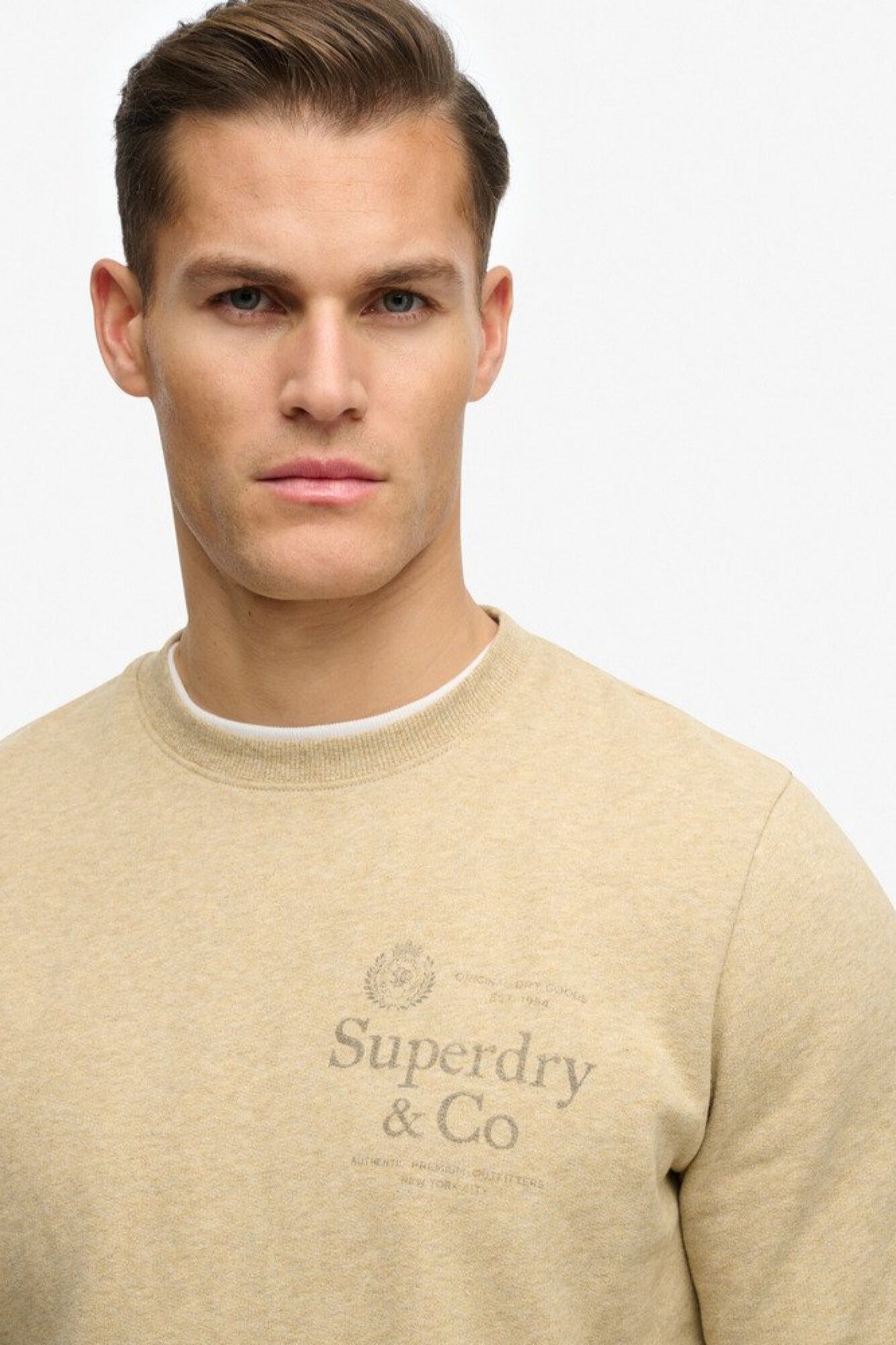 Superdry Sweatshirt gola redonda logo
