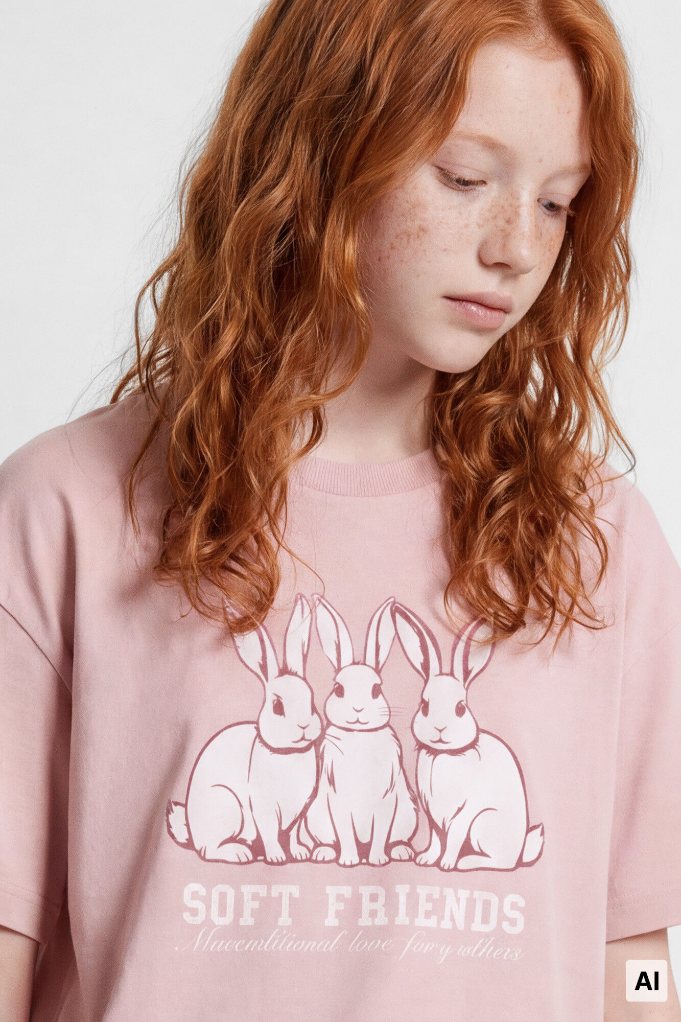 Springfield Kids T-shirt de manga curta coelhos menina
