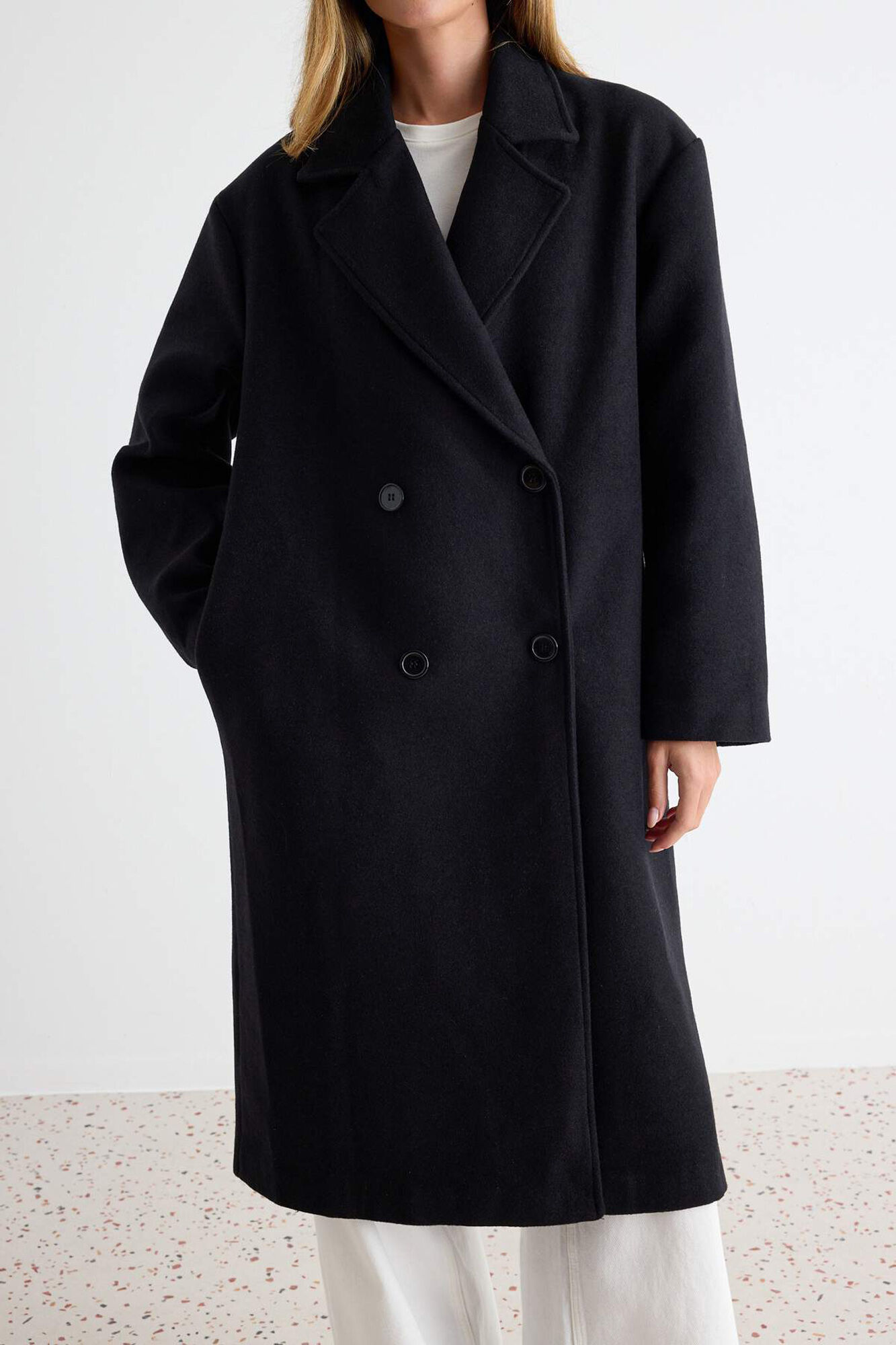 Trendyol Sobretudo oversize comprido