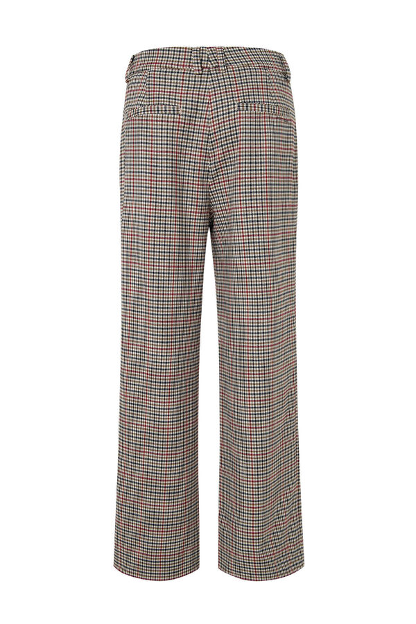 Springfield Long trousers with wide hem stone