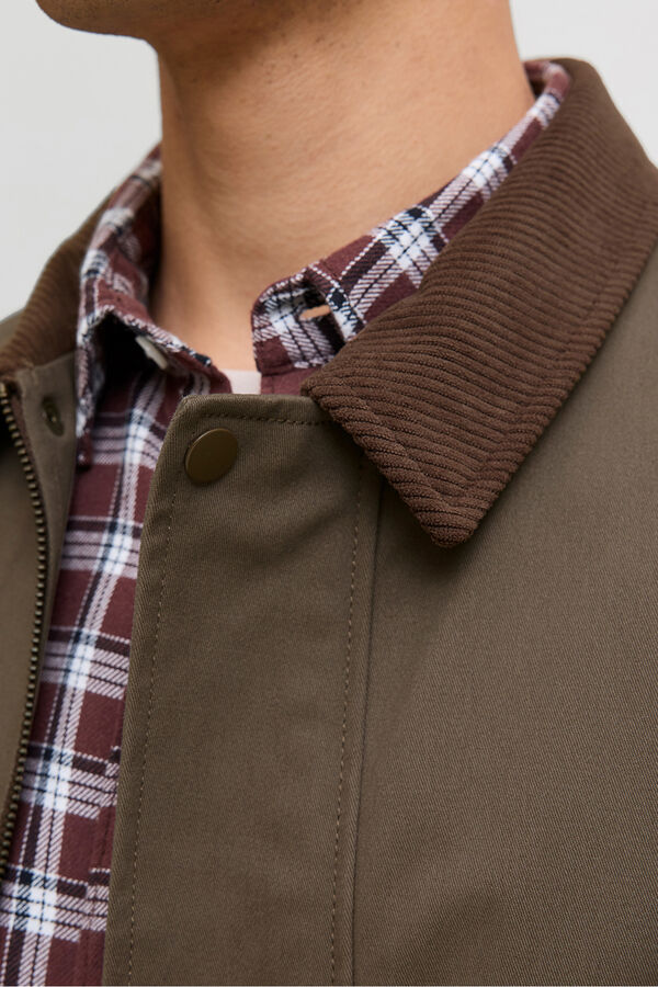 Jack & Jones PLUS Blusão clássica castanho