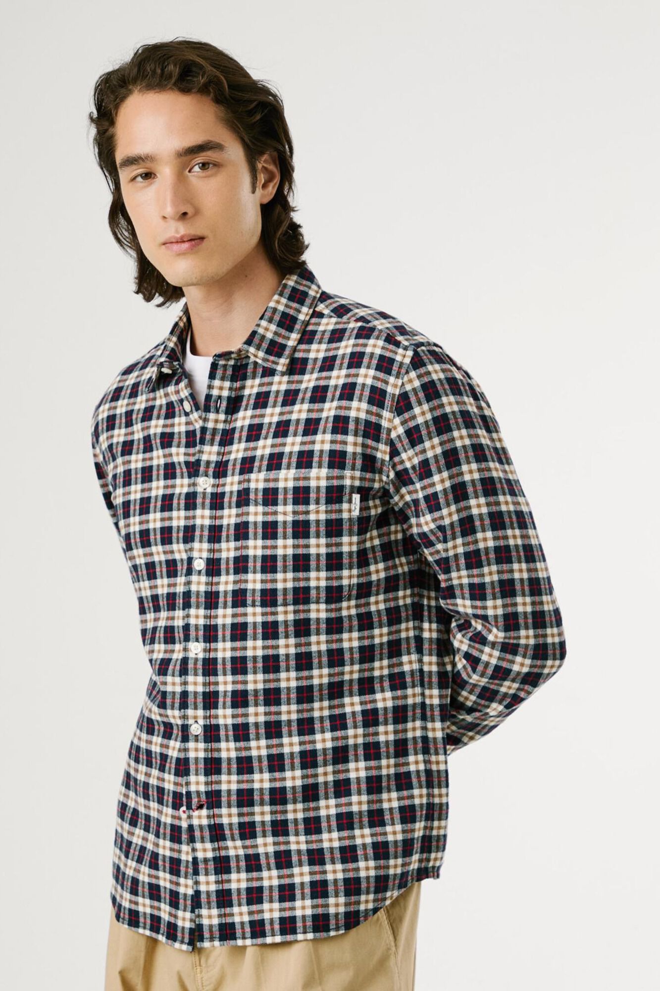 Pepe Jeans Camisa xadrez regular fit