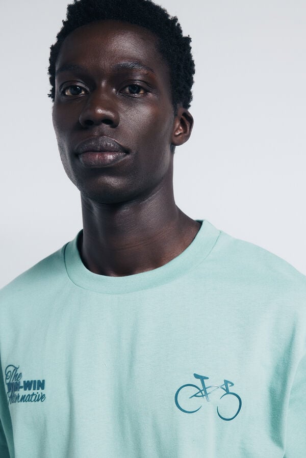 Springfield Camiseta ganha-ganha verde