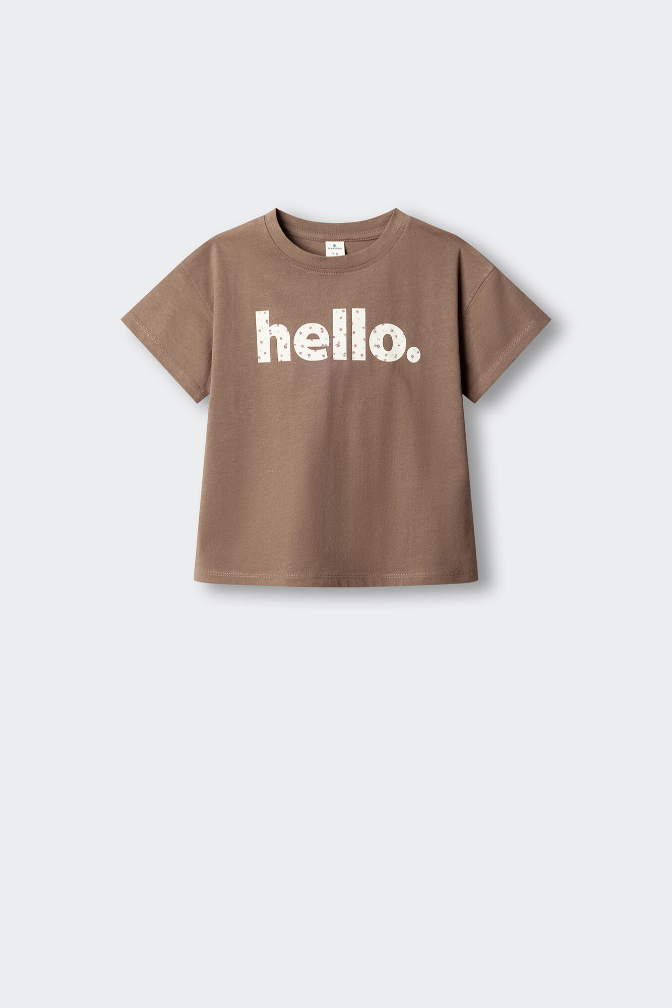 Springfield Kids T-shirt de manga curta "Hello" menina