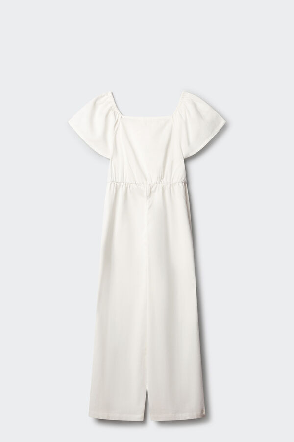 Springfield Kids Peto bordado suizo ni&ntilde;a marfil