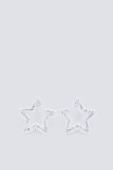 Springfield Brincos de estrela brilhante cinzento