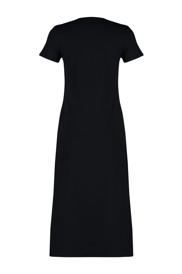Trendyol Short sleeve midi dress black