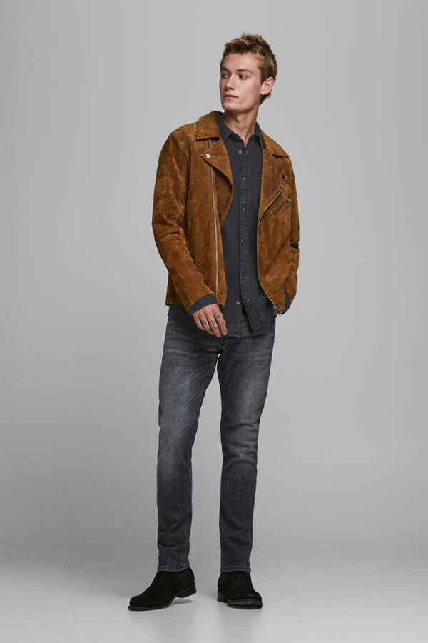 Jack & Jones Regular fit denim shirt black