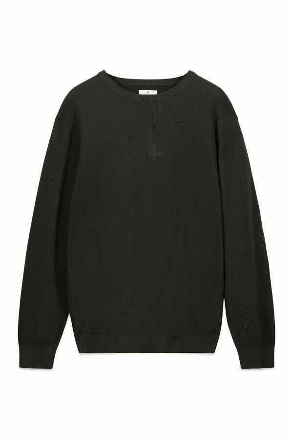 Springfield camisa b&aacute;sica estruturada Caqui escuro