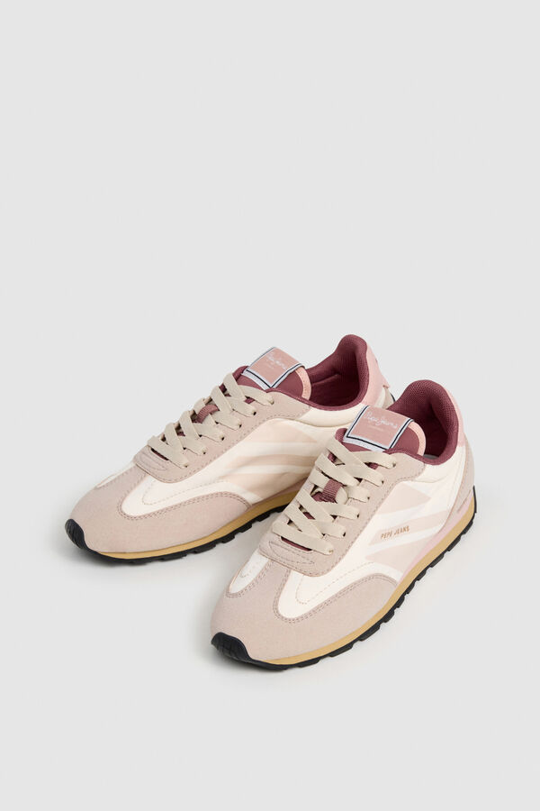 Pepe Jeans T&eacute;nis estilo retro leves rosa