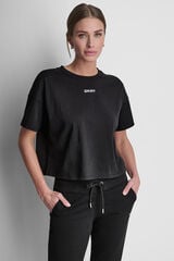 DKNY T-shirt boxy preto