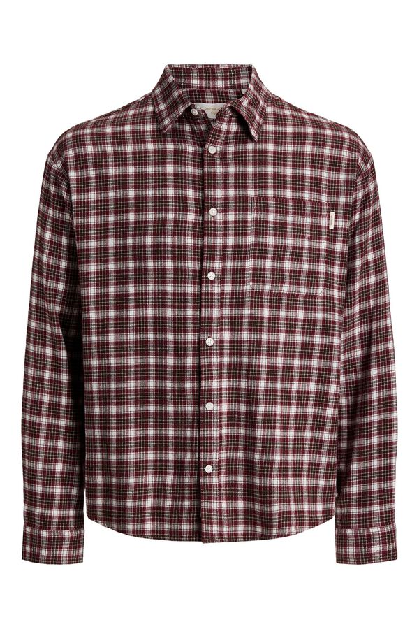 Jack & Jones PLUS Camisa de flanela de manga comprida rosa