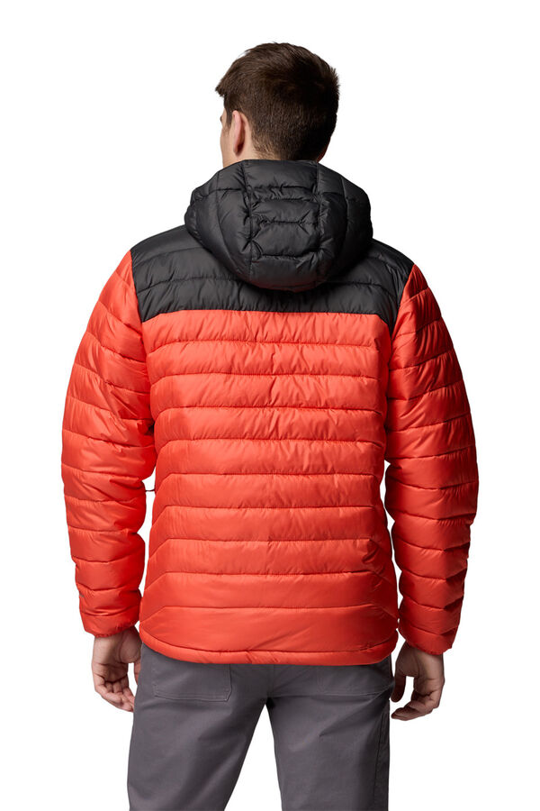 Columbia Jaqueta com capuz isolada Powder Lite™ II para homem vermelho