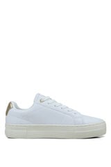 GAP Sapatilhas efeito pele logo branco